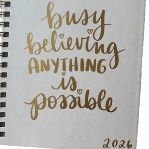 2026 Planners, Eccolo Spiral Agenda Planner, Weekly & Monthly Pages, 12 Months